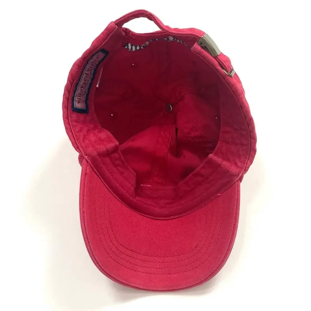 Vineyard Vines Red Whale Hat